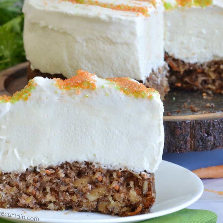 Carrot Cake No Bake Cheesecake