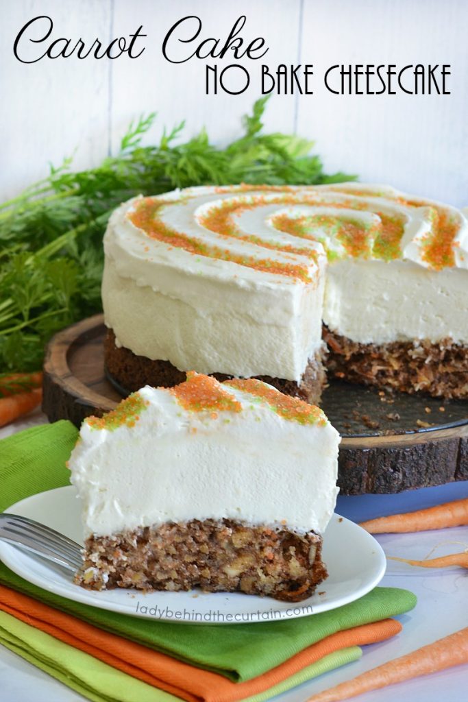 Carrot Cake No Bake Cheesecake