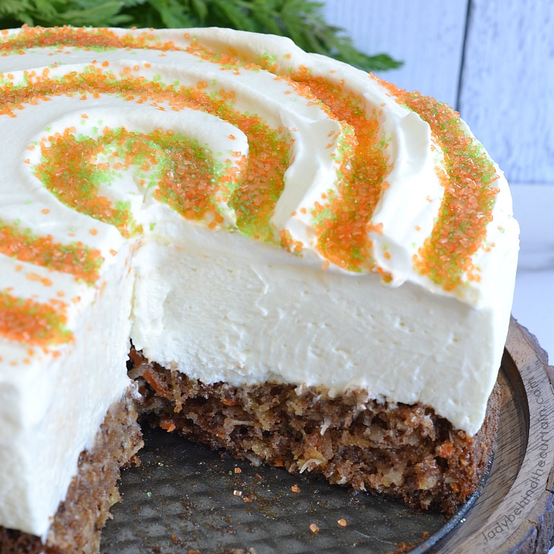 Carrot Cake No Bake Cheesecake