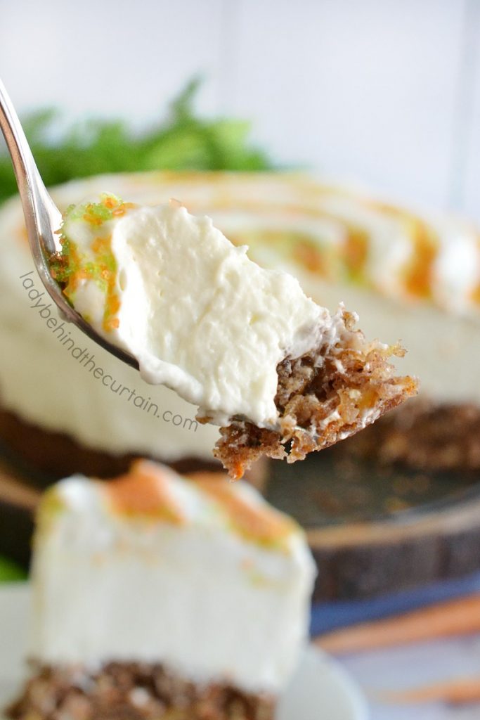 Carrot Cake No Bake Cheesecake