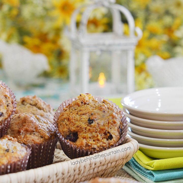 Fruit and Flaxseed Muffins