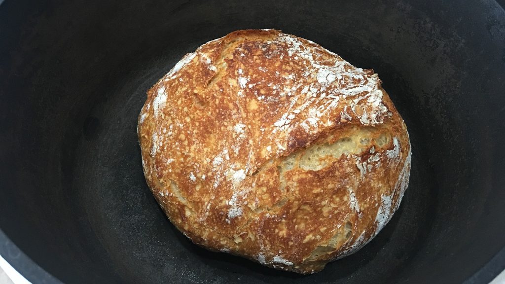 No Knead Crusty Bread