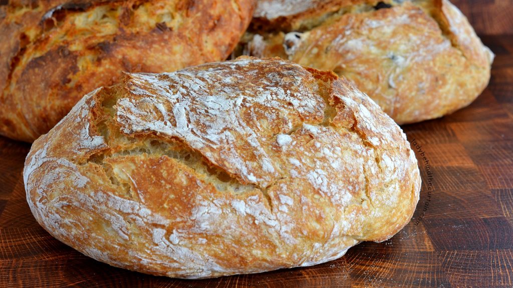 No Knead Crusty Bread