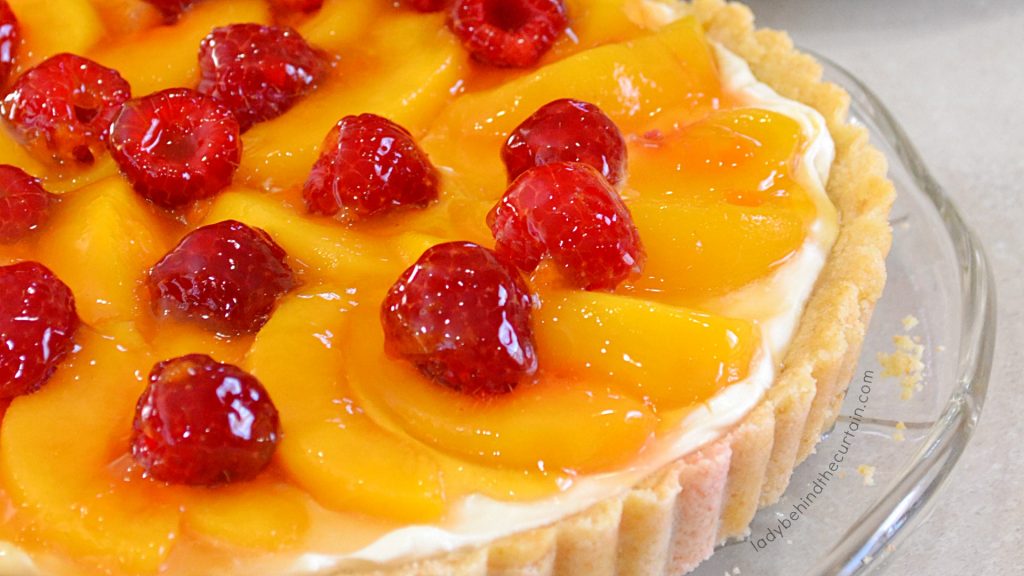 Peaches and Cream Tart