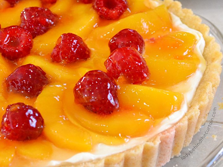 Peaches and Cream Tart