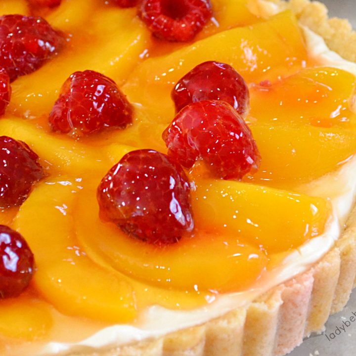 Peaches and Cream Tart