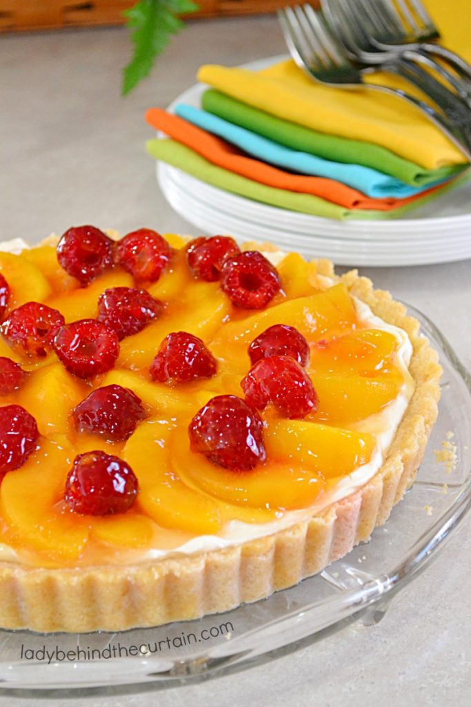 Peaches and Cream Tart