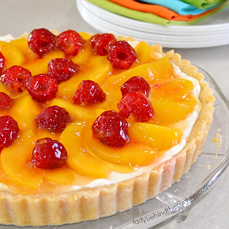 Peaches and Cream Tart