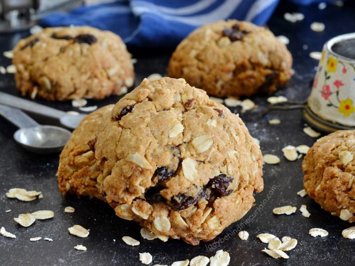 Peanut Butter Oatmeal Breakfast Cookies