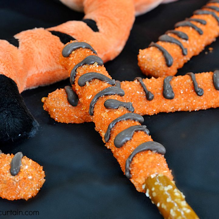 Tigger Tail Decorated Pretzels