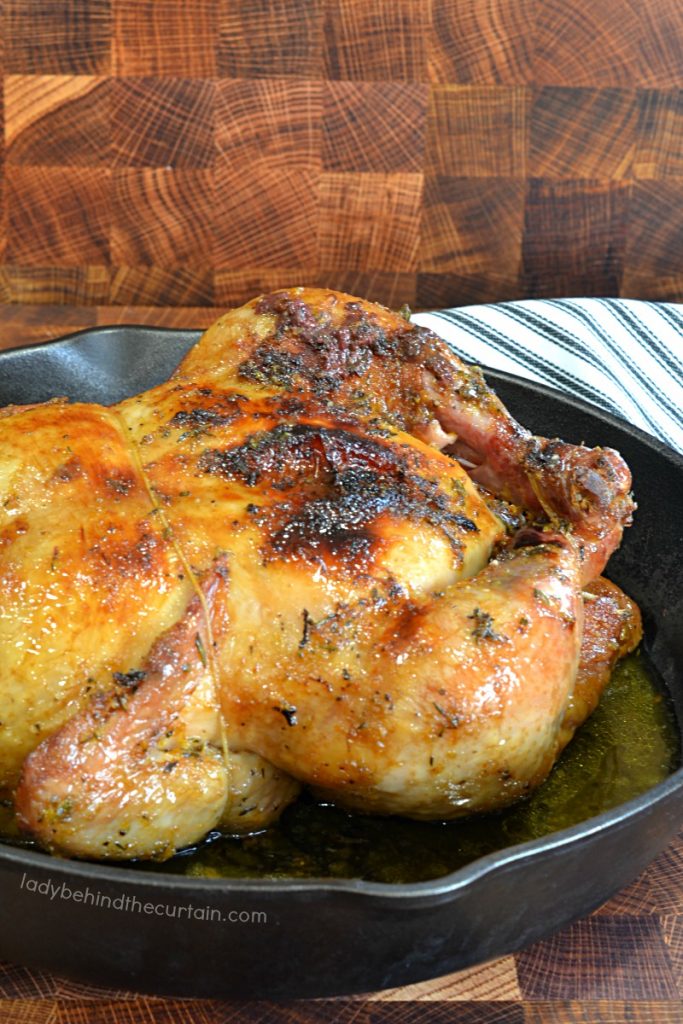 Citrus Beer Brinned Smoked Chicken