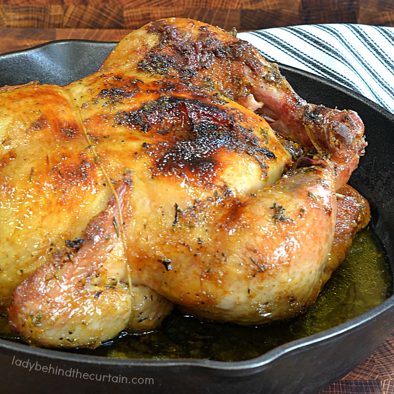 Citrus Beer Brinned Smoked Chicken