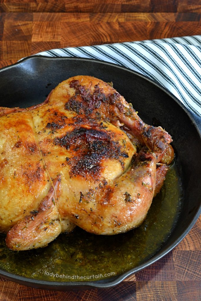 Citrus Beer Brinned Smoked Chicken