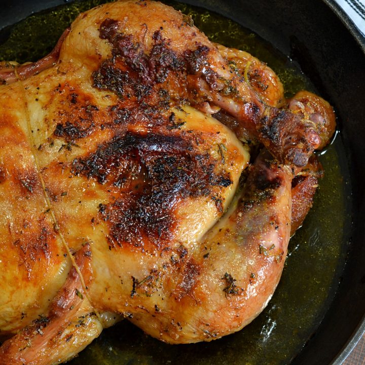 Citrus Beer Brinned Smoked Chicken