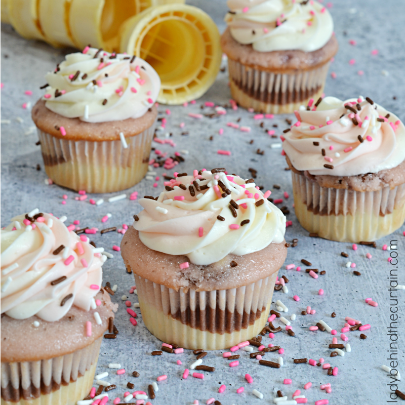 Be DifferentAct Normal: Neapolitan Coconut Cupcakes
