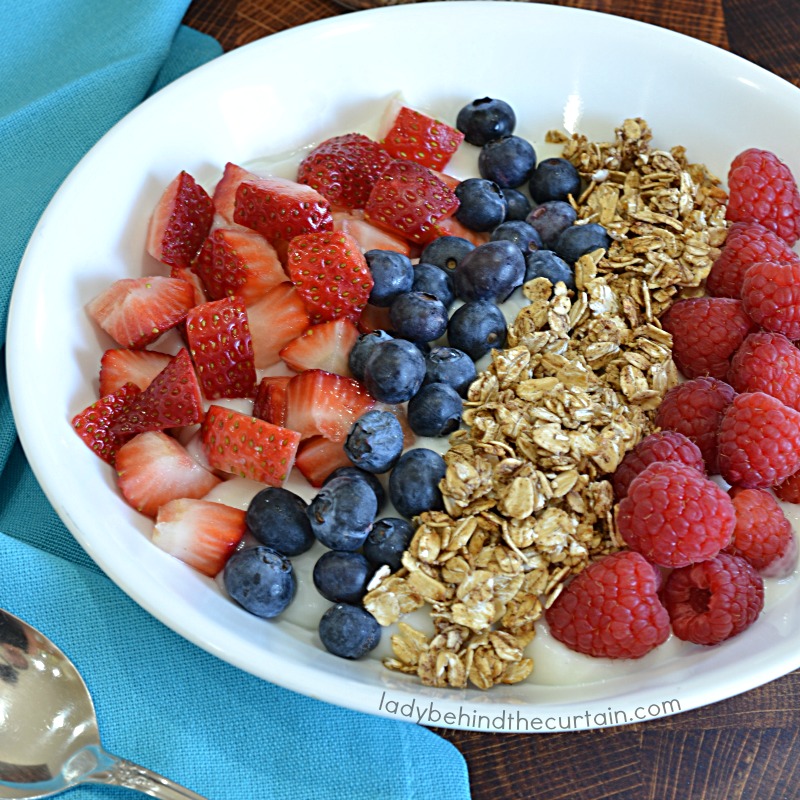 Sugar Free Muesli Yogurt Ciotola Topping