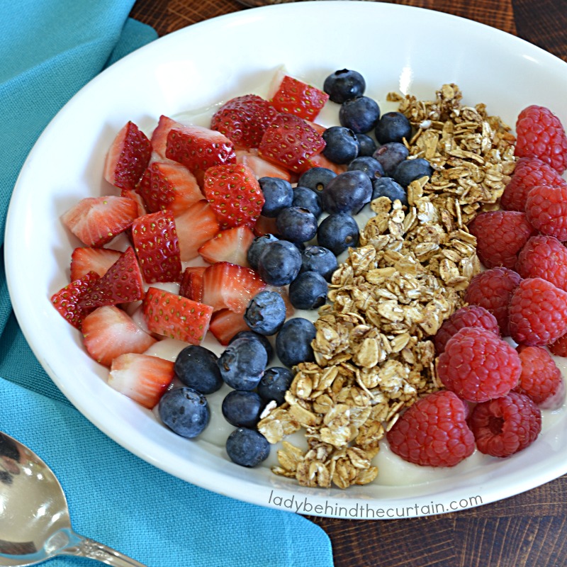  Zuckerfreies Müsli Joghurt Schüssel Topping