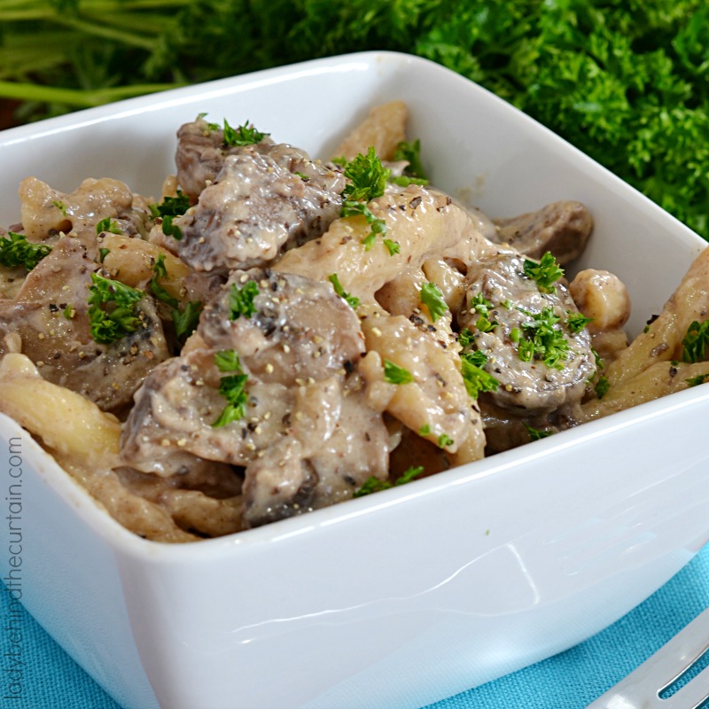 Instant Pot Beef Stroganoff