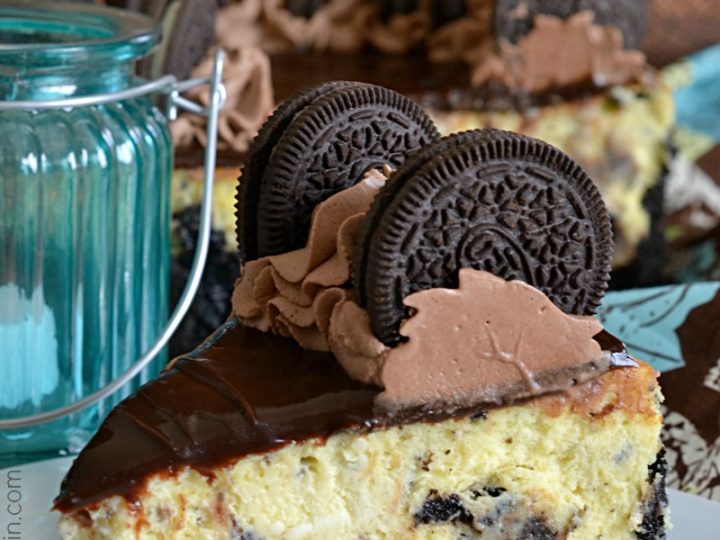 Chocolate Explosion Oreo Cheesecake