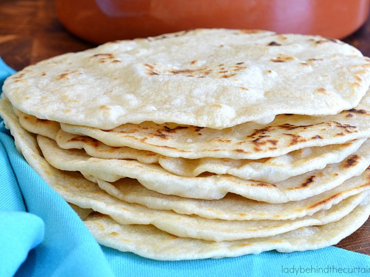 Easy Homemade Flour Tortillas
