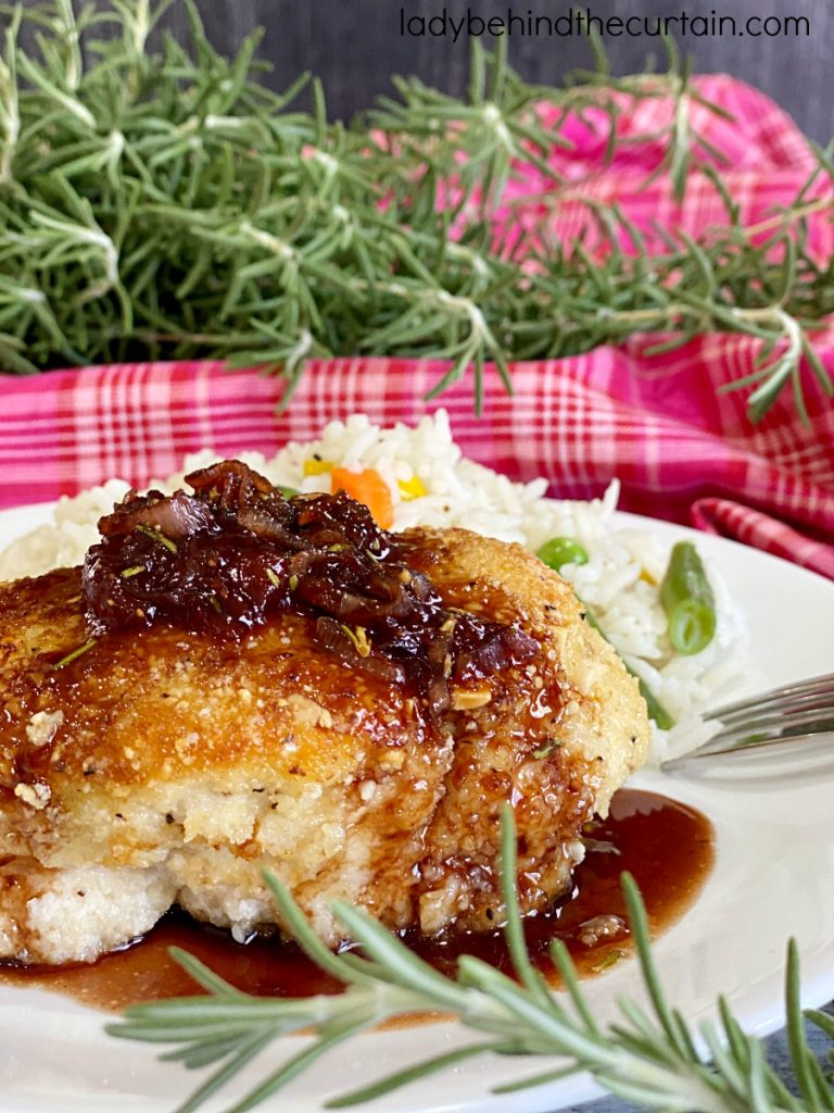 Almond Chicken with Strawberry Balsamic Sauce