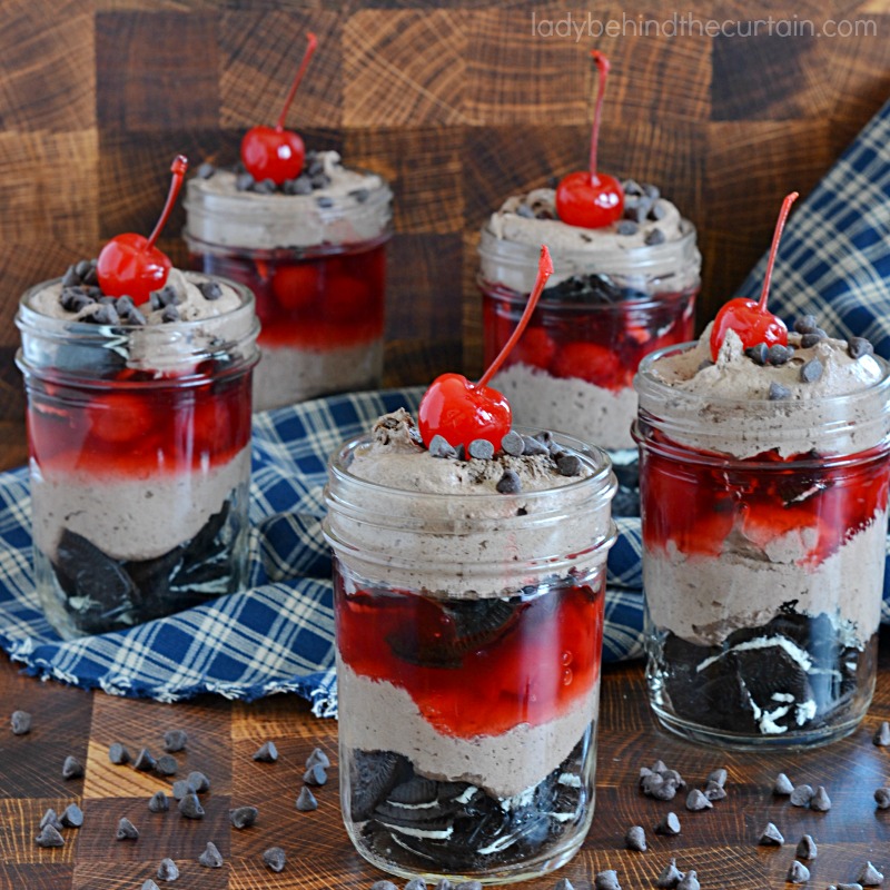 Black Forest Chocolate Mousse Dessert Cups