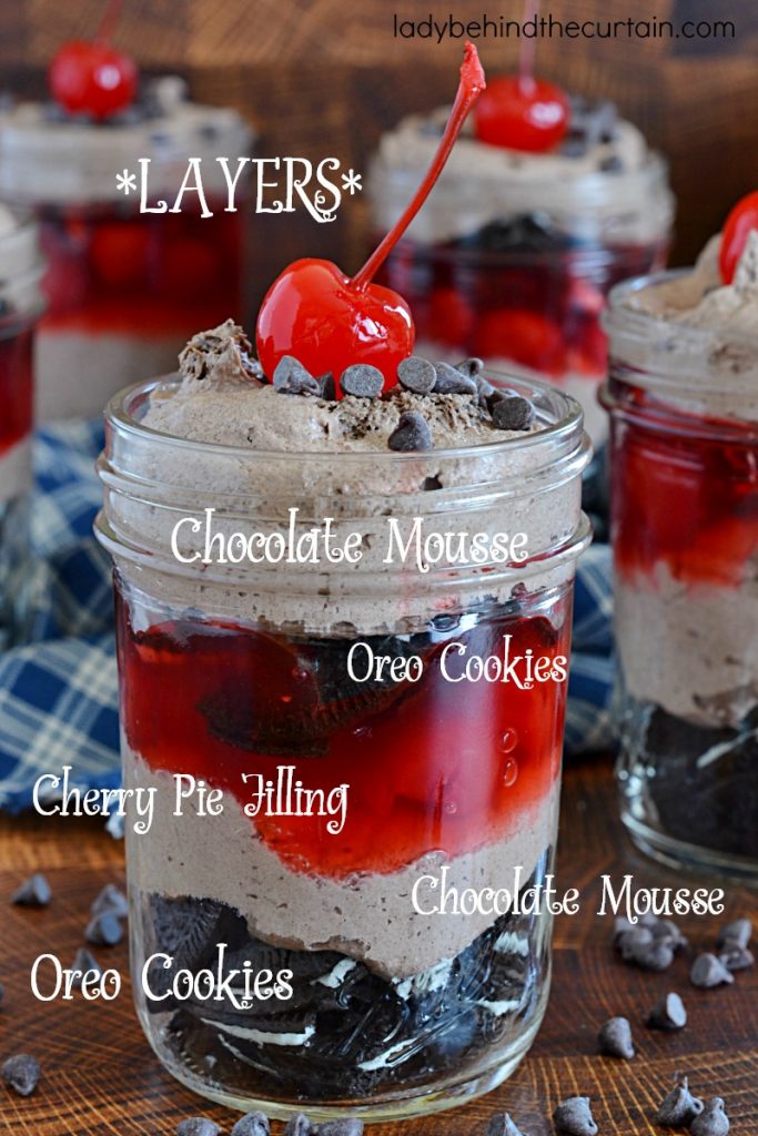 Black Forest Chocolate Mousse Dessert Cups