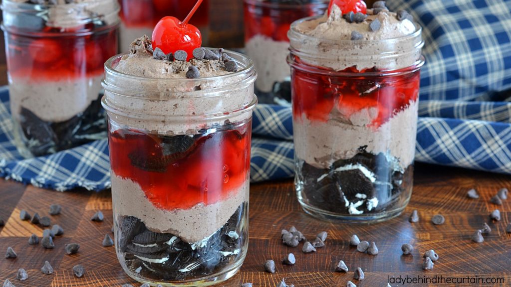 Black Forest Chocolate Mousse Dessert Cups