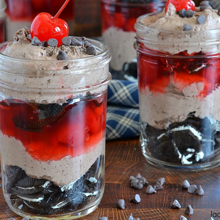 Black Forest Chocolate Mousse Dessert Cups