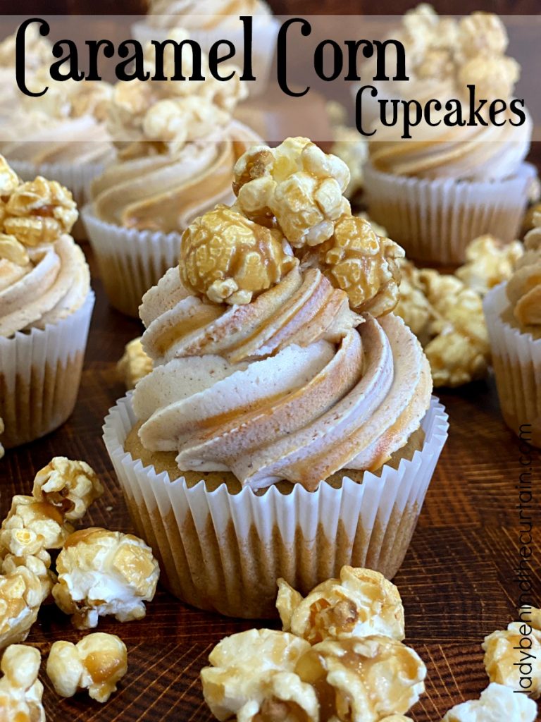 Caramel Corn Cupcakes