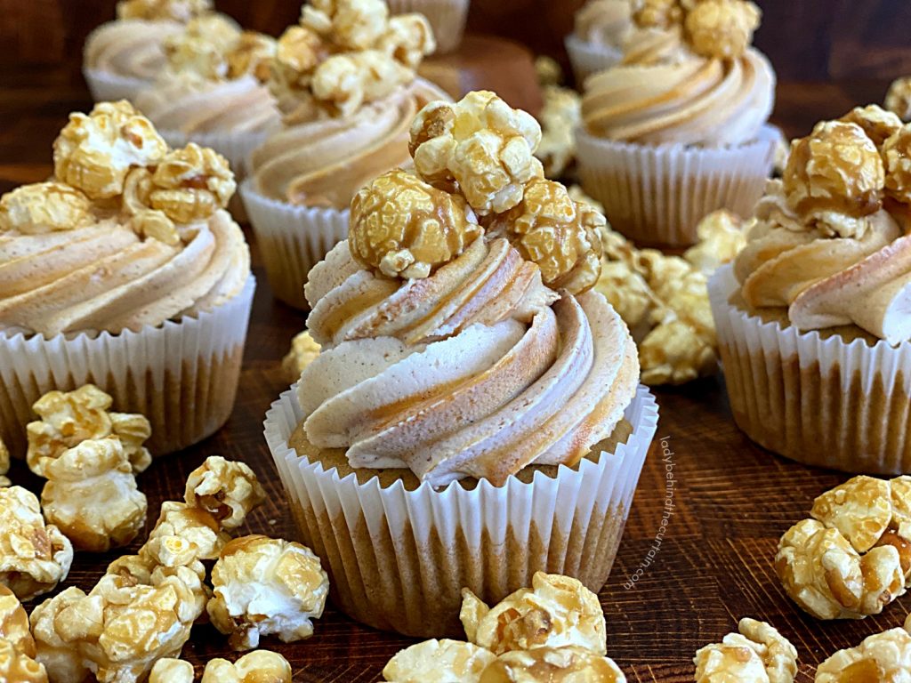 Caramel Corn Cupcakes