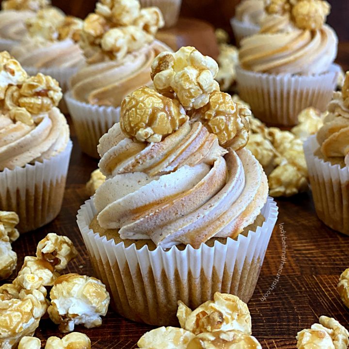 Caramel Corn Cupcakes