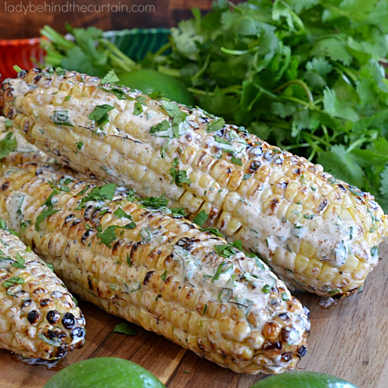 Chili Lime Grilled Corn on the Cob