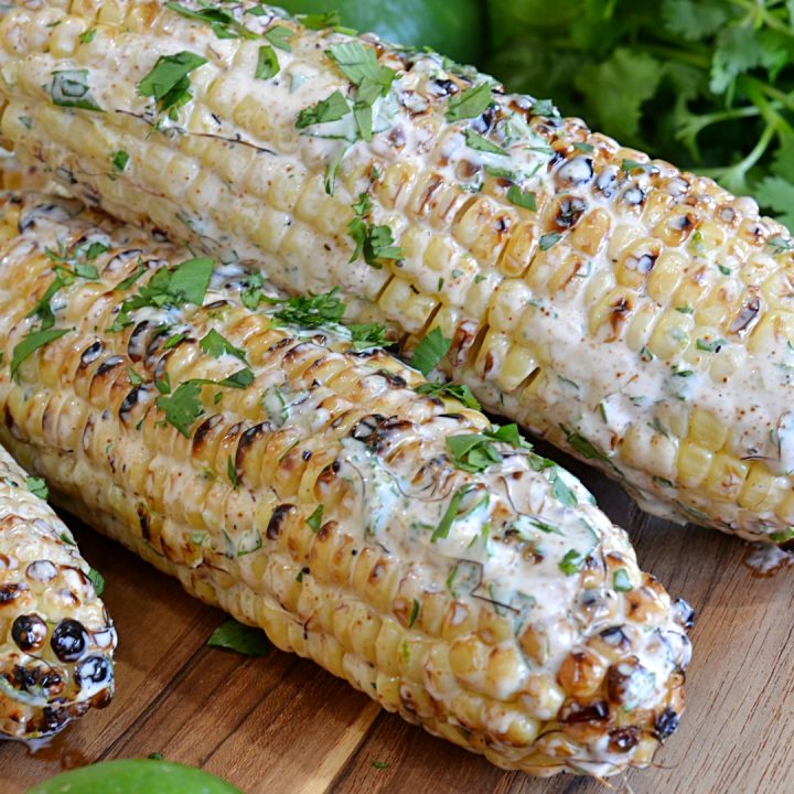 Chili Lime Grilled Corn on the Cob