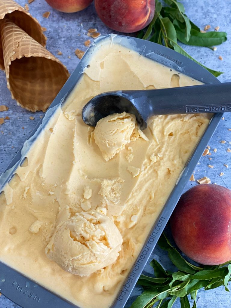 Fresh Peach Ice Cream