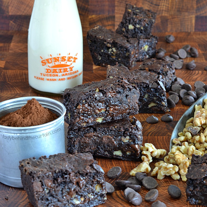 Gooey Homemade Brown Butter Brownies