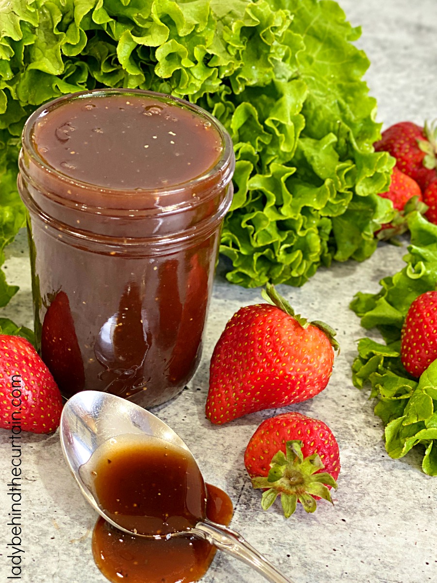 homemade strawberry vinaigrette