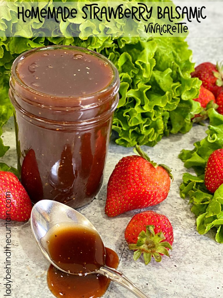 Homemade Strawberry Balsamic Vinaigrette