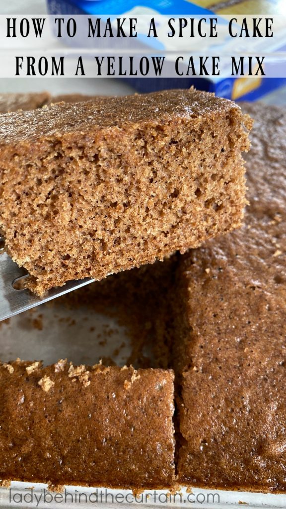 How to Make a Spice Cake From a Yellow Cake Mix