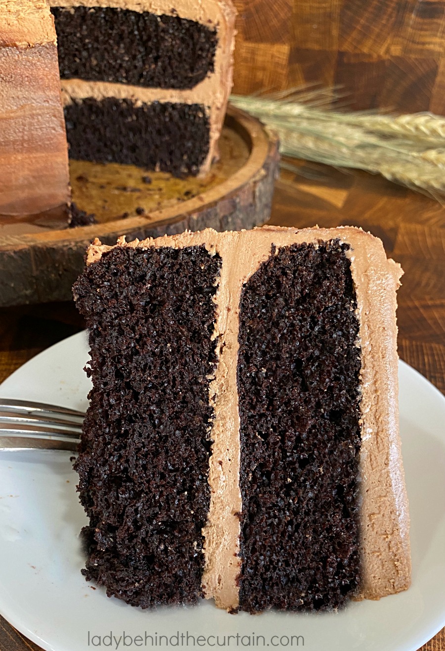 Easy Chocolate Buttermilk Layer Cake