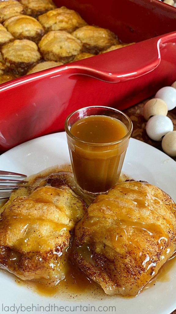 Semi Homemade Country Caramel Apple Dumplings