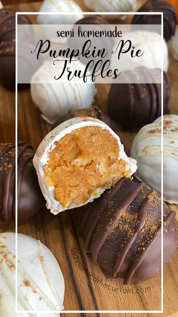 Semi Homemade Pumpkin Pie Truffles