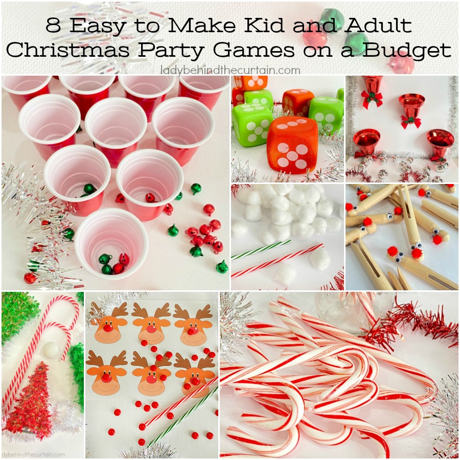 8 Easy to Make Kid and Adult Christmas Party Games on a Budget