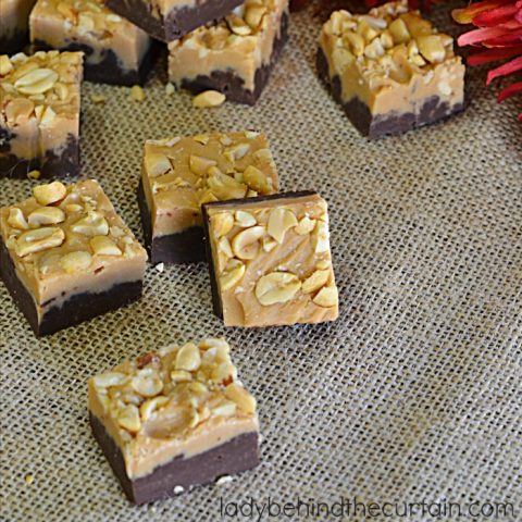 Chocolate Caramel Layered Fudge