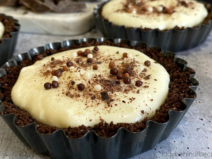 Chocolate Wine Ganache Mini Tarts