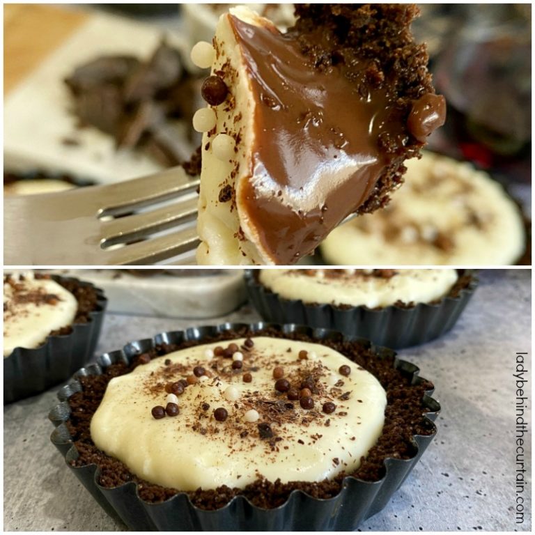 Chocolate Wine Ganache Mini Tarts