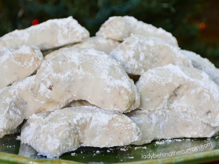 Pecan Crescent Cookies