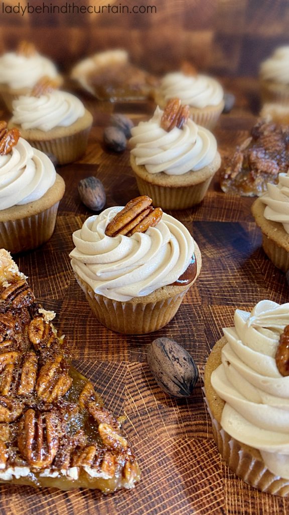 Pecan Pie Filled Cupcakes