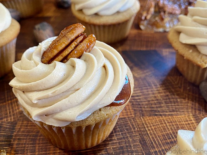 Pecan Pie Filled Cupcakes