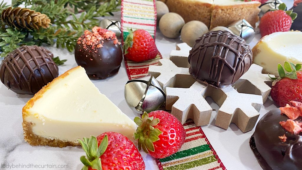 Strawberry Cheesecake Truffles